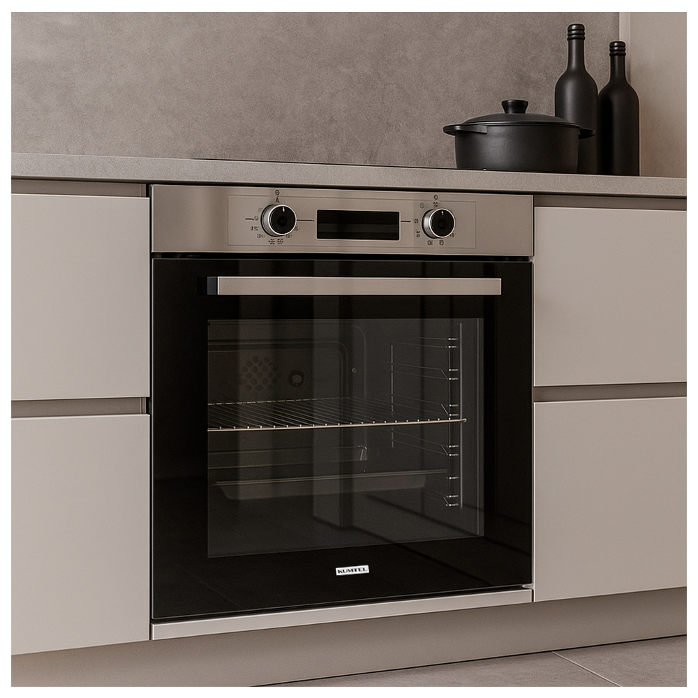 Cuptor electric incorporabil Kumtel OVKL-A68DDTIX / 77 l. / A / Черный, нержавеющая сталь photo 7